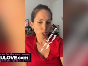 Big boobs babe naked JOI ass shaking & behind porn scenes candid daily adventures between getting fucked - Lelu Love 10/16