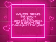 What my wheel spins are like 2/16