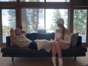 Keeping my sister's bff warm with my dick in a snowy cabin 4/16