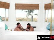 Busty MILF Has 3some With Her Bisexual Hubby 1/16