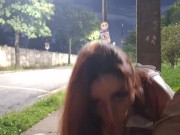 Masturbaçao arriscada no ponto de onibus ao lado da gostosa! 14/16