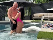 Johnny Sins - Fucking Huge Tits in the Pool! 1/16