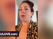 Big boobs babe welCUM home cum on ass after getting back from nude resort with updates there & along the way - Lelu Love 10/16