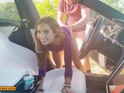 Sexy Amateur Girlfriend Bailey Base Fucks On Road Trip 13/16