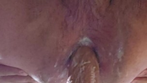 Fucking my Tight ass with a big dildo
