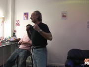 kit and kat cock sucking and sharing in a groupsex 2/16