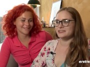 Ersties - Lesbisches Twister-Vergnügen mit Helena und Luna A 16/16