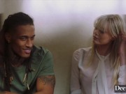 Deeper. BBC-Hungry Amber Get Double Teamed By Classmates 3/16