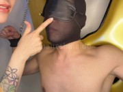 【サンプル】唾液マニアの貞操帯オルガズム　 前編　 拘束　 手コキ　 おもちゃ　 舌苔　 射精 - Screenshot 3 of 16 - Femdom