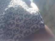 AMATEUR MIX EBONY MOM WET PANTIE PEE OUTDOOR  SUN SET 14/16