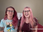 Emma and Savanna are back. This is the first time the two of them have met. I believe this is also the first time we've filme 1/16