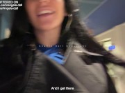 STRANGER CHALLENGE - I act like a whore at the hotel by emptying the balls of a follower 11/16