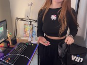 SkinLovers paid for sex with a computer repairman. Teenage cumshot. English subtitles 2/16