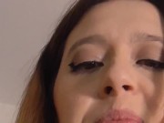 POV Spittung and Height Humiliation by real giant amazone Tiffany 7/16