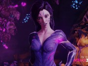 Scifi babe gives amazing pov blowjob in 3D animaition 12/16