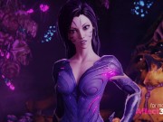 Scifi babe gives amazing pov blowjob in 3D animaition 15/16