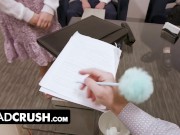 Tired Of His Stepdaughter’s Bratty Attitude, Stepdad Takes Her To His Office To Teach Her Discipline 8/16