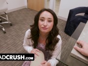 Tired Of His Stepdaughter’s Bratty Attitude, Stepdad Takes Her To His Office To Teach Her Discipline 9/16