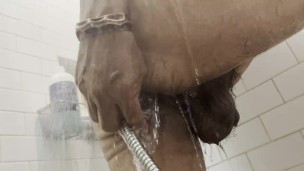 Shower enema