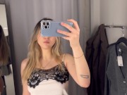 See through trying on haul cute date outfits