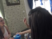 Glamour & Style: Behind-the-Scenes Lingerie and Miniskirt Try-On 12/16