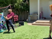 La MILF Culona Engaña A Su Marido Con Su Hijastro Y Su Enorme Polla Blanca 15/16