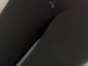 he comes to cum on my leggings and leaves 16/16