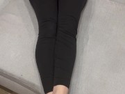 he comes to cum on my leggings and leaves 2/16