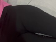he comes to cum on my leggings and leaves 4/16