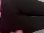 he comes to cum on my leggings and leaves 6/16