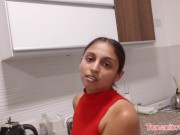 El Primer Dia de Mucama y ya Termina chupando verga 6/16