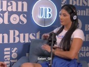 Salome Gil's vagina gets fucked hard by a sexy dwarf Juan Bustos Podcast 8/16