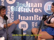 Salome Gil's vagina gets fucked hard by a sexy dwarf Juan Bustos Podcast 9/16