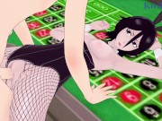 Rukia Kuchiki (Bunny Girl ver.) and I have intense sex in the casino. - BLEACH Hentai 10/16
