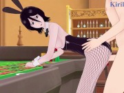 Rukia Kuchiki (Bunny Girl ver.) and I have intense sex in the casino. - BLEACH Hentai 13/16