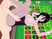Rukia Kuchiki (Bunny Girl ver.) and I have intense sex in the casino. - BLEACH Hentai 9/16