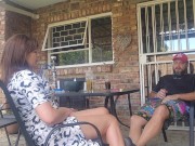 Mutual masturbation with my neighbors wife turns into outdoor creampie 3/16