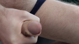 Extra hard cock mastubarion, cumshot closeup