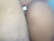 Chorei muito  dando minha buceta  apertada com plug no cuzinho 9/16