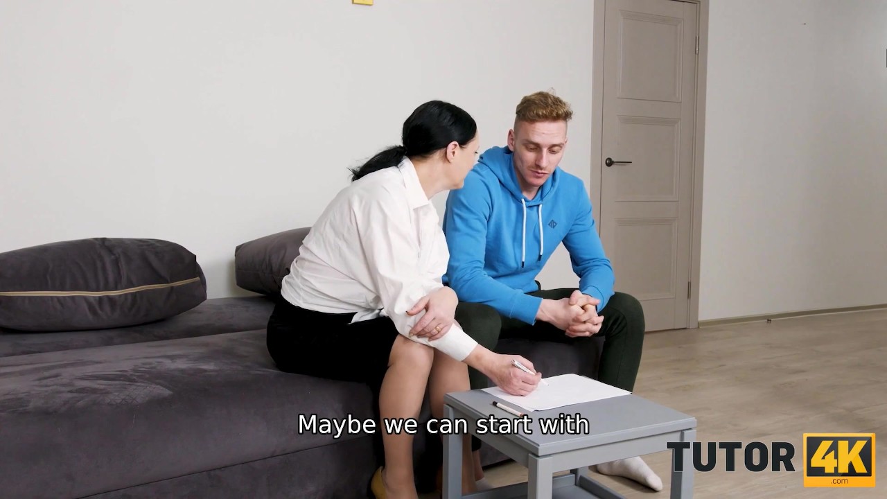 TUTOR4K. Student seduces and fucks much older art teacher in nylon stockings - Free Sex Video - RedTube