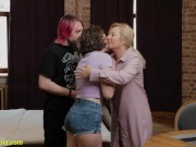 her first lesbian experience with stepmom 1/16