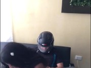 I dance sexy to the collector and ask him to fuck me and that's how we cancel the bill