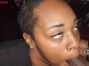 She told me she wanted to suck a big dick made her suck on my dick and balls and nutted on her face. 13/16