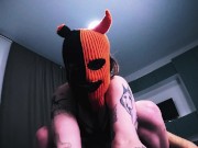 A tall slut is always prepared to fuck and enjoys riding on a dick