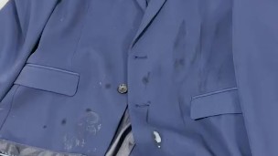 RYUJI SHOOTS HIS BIG LOAD ON HIS SUITS