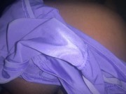 Pruple Panties on Ass with creamy BBC Backshots 14/16