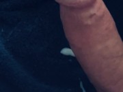 Throbbing cock cums 11/16