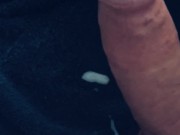 Throbbing cock cums 9/16