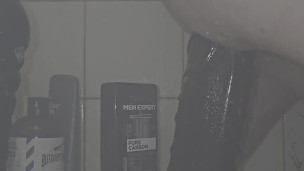 Big toy riding in the shower