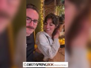 Aaliyah Yasin gets fingered at the busy restaurant 11/16